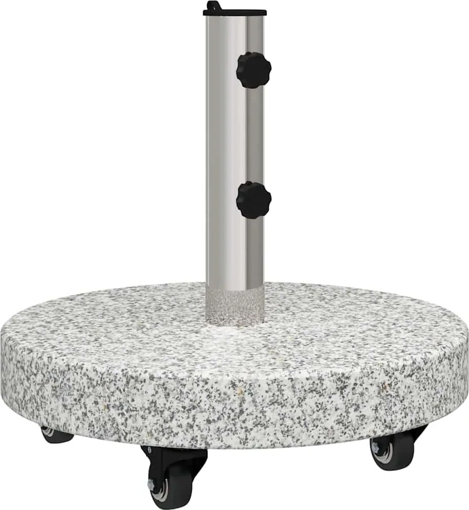 vidaXL Bază pentru umbrelă Manual Gri 45 x 45 x 45 cm