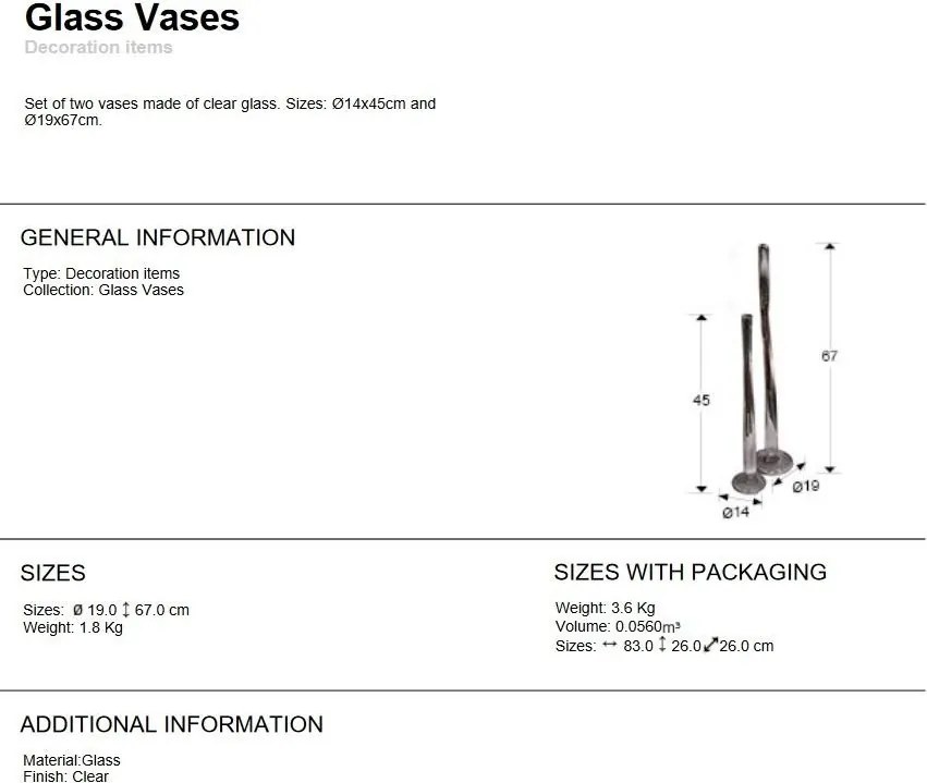 Set 2 vase decorative Vases SV-710936