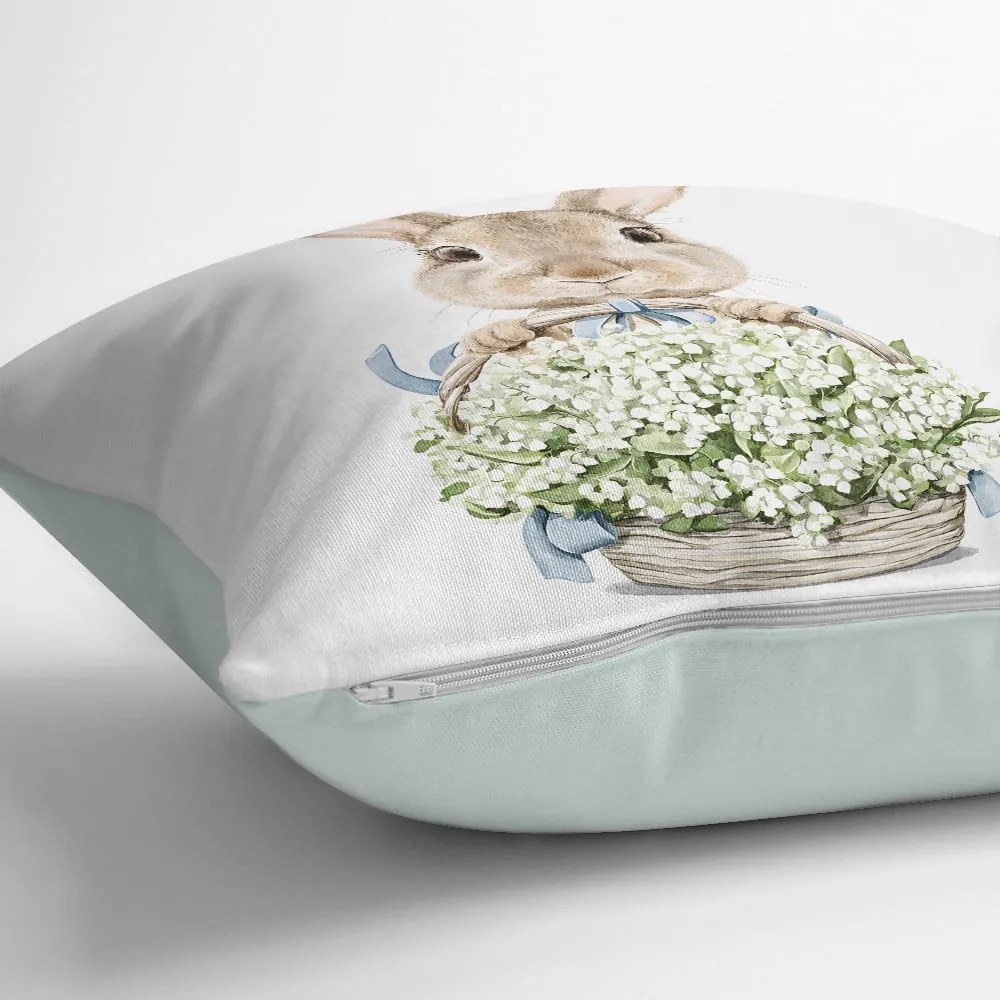 Față de pernă 43x43 cm cu model de Paști – Mila Home