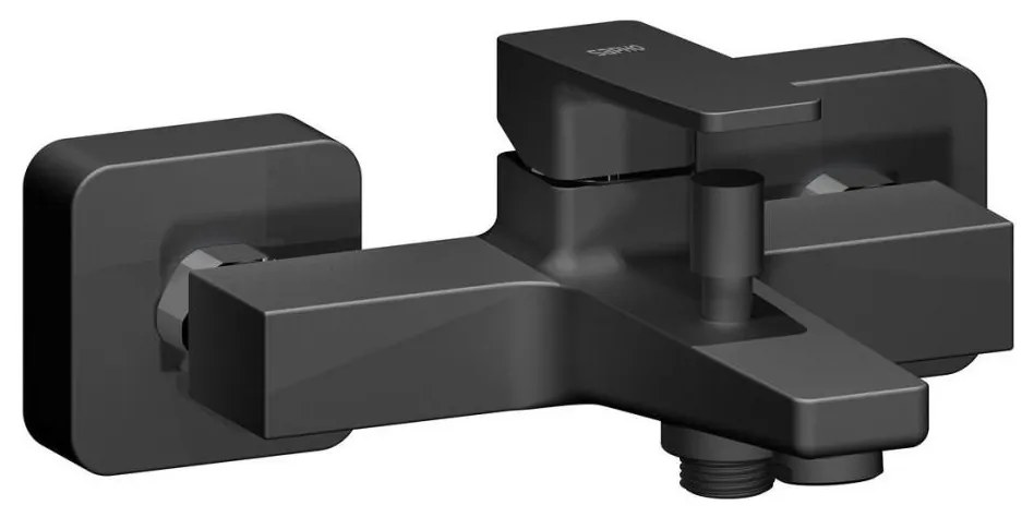 Baterie de cadă TURSI Sapho, negru mat