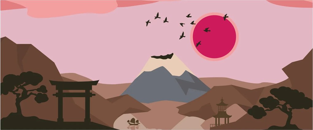 Tablou - Japonia N⁰2 (120x50 cm)