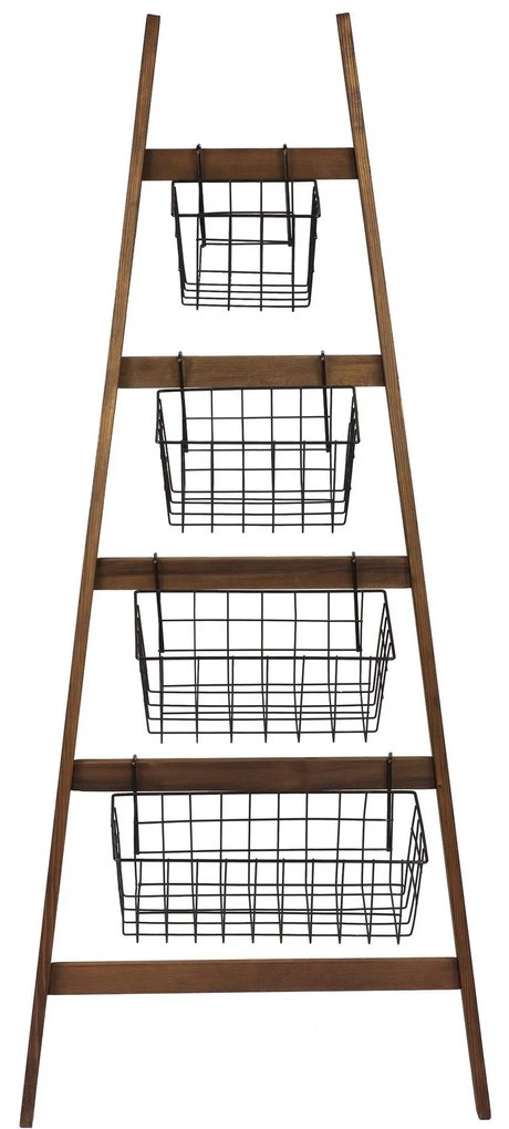 Suport coș Benebu (stejar + negru). Promo -24%. 1094524