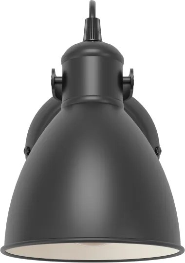 Eglo 55261 - Lampă de perete PRIDDY 1xE27/40W/230V neagră