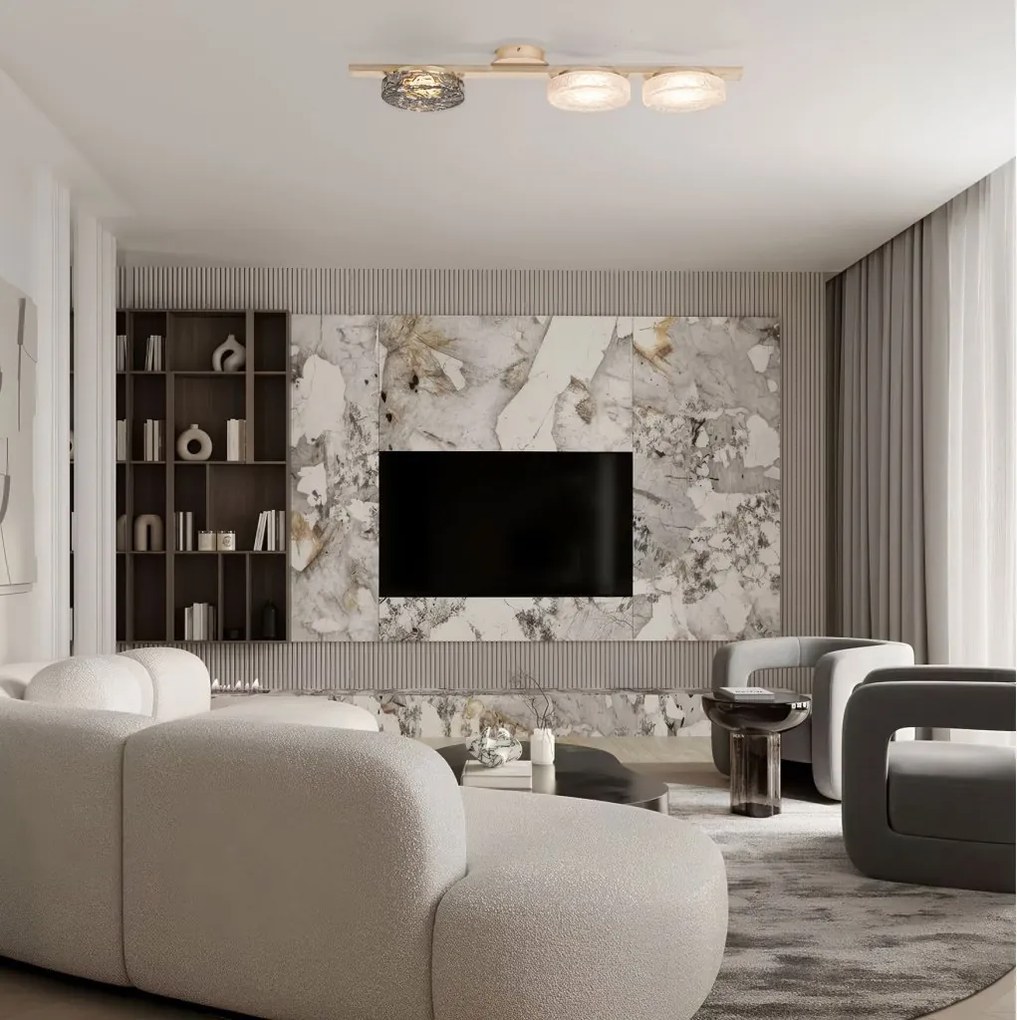 Lustra LED aplicata perete sau tavan FLOSSIE