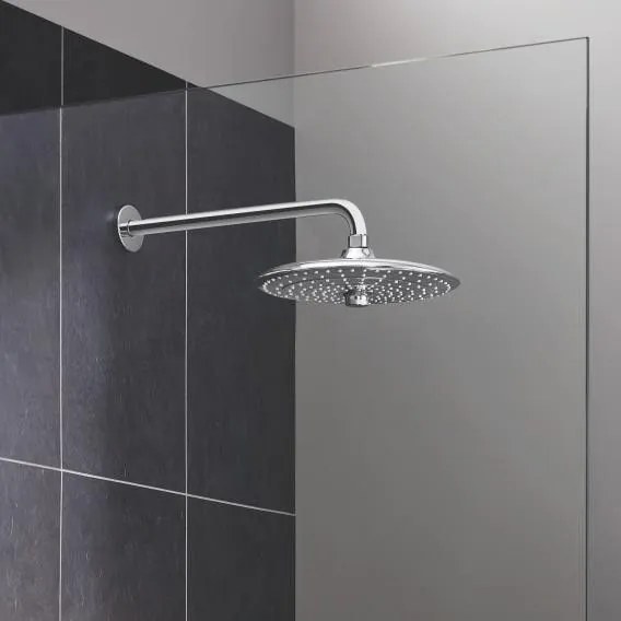 Palarie dus fix Grohe Euphoria 260, O26 cm cu brat, montaj pe perete