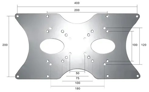 NM Newstar vesa adapter plate 400x200
