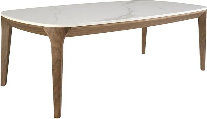 Masuta de cafea deosebita design LUX Walnut