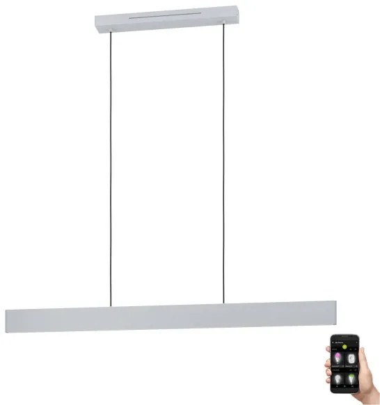 Lustră LED RGBW dimabilă pe cablu Eglo 31436 ANDREAS-Z LED/38W/230V alb