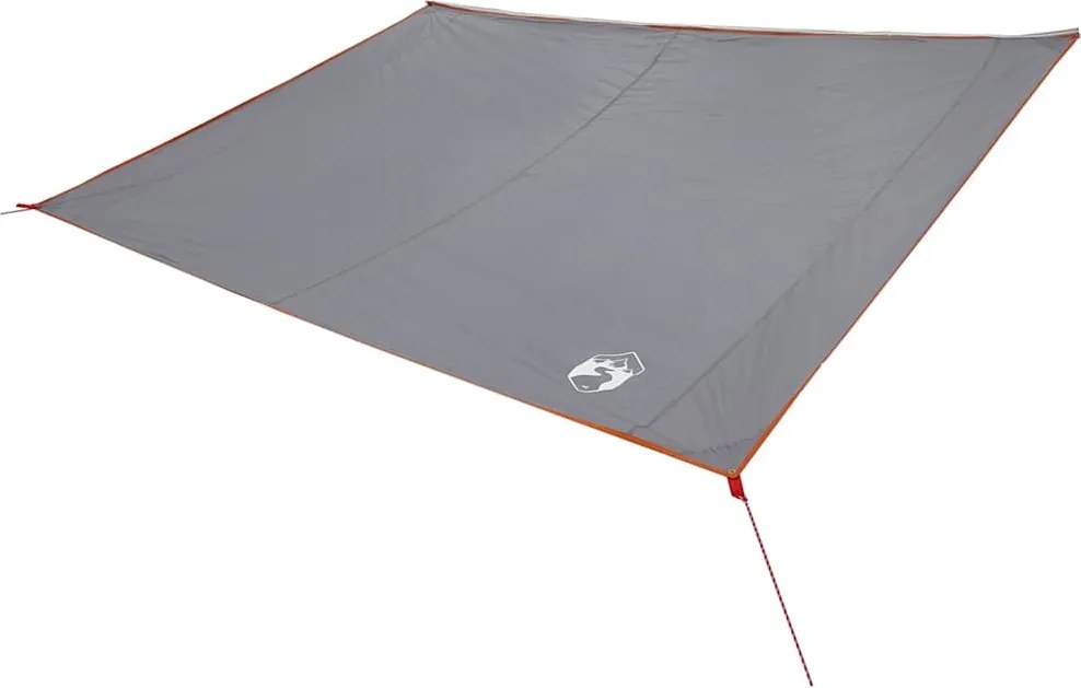 vidaXL Tarp rezistent la apă cu acoperiș Gri și Portocalie