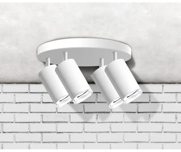 Spot pentru baie TURYN 4xGU10/10W/230V IP44 alb