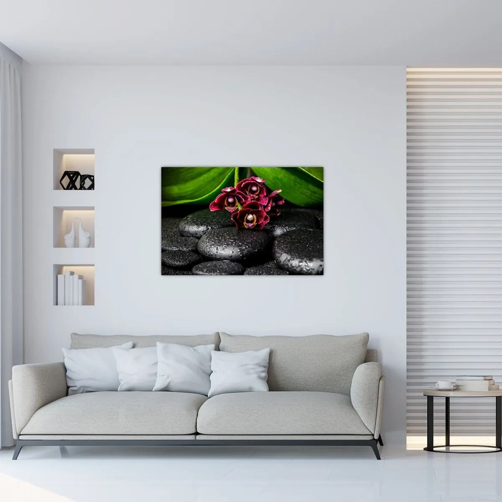 Tablou - Pietre de lavă (90x60 cm)