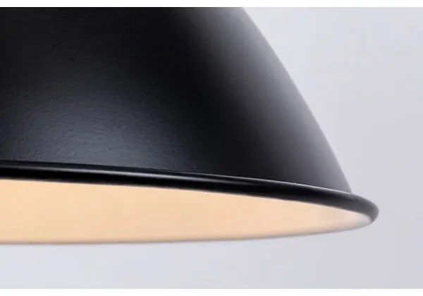 Lustră pe cablu WILBOUR 1xE27/60W/230V negru Rabalux 72013