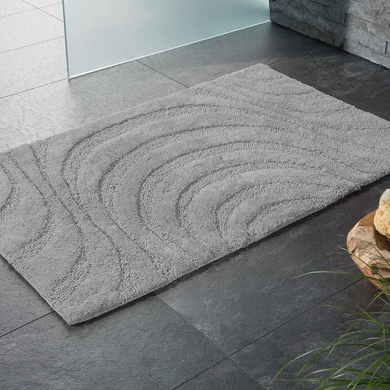 Covor de baie Jaipur, gri 60x100 cm