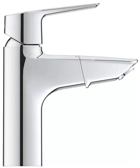 Baterie lavoar cu dus extractibil Grohe Start crom lucios cu ventil Click-Clack