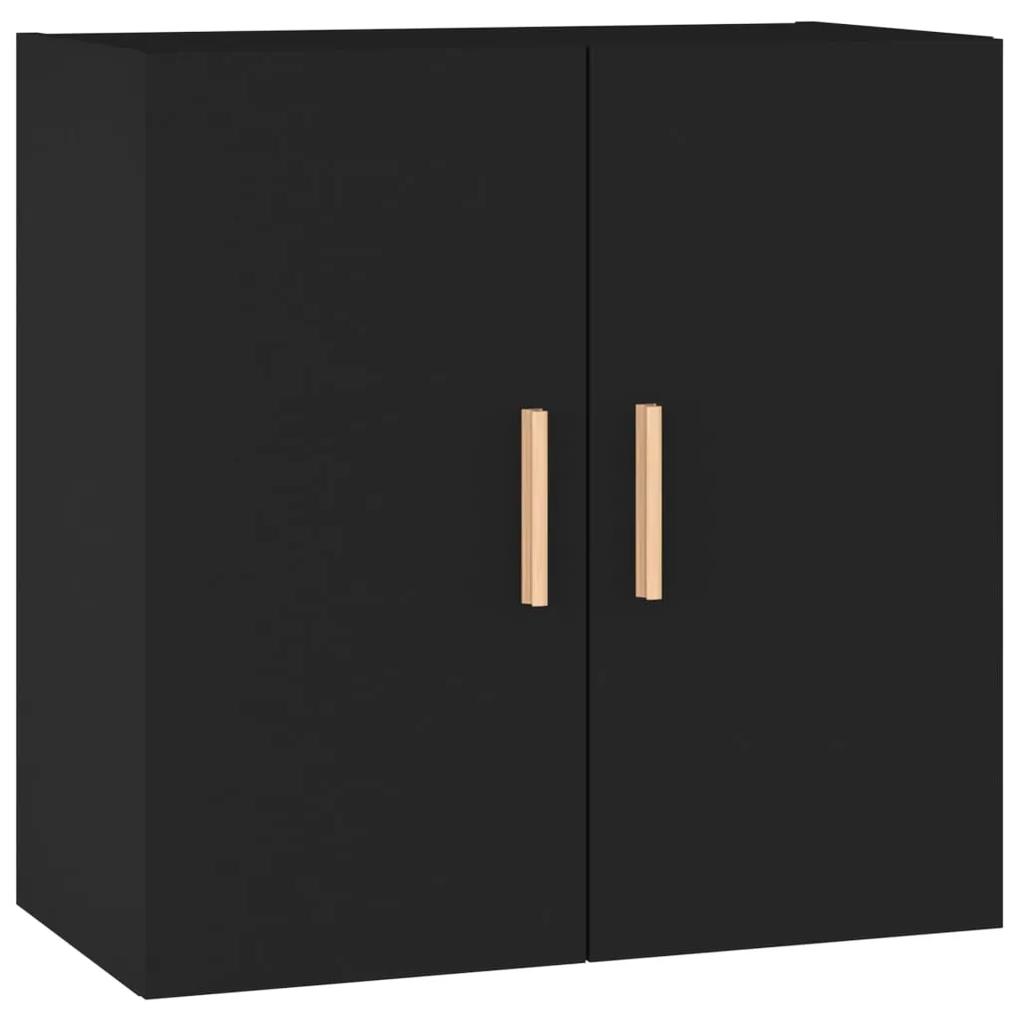 Dulap de perete, negru, 60x30x60 cm, lemn prelucrat Negru, 1
