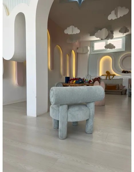 Fotoliu pentru copii MAVI, albastru