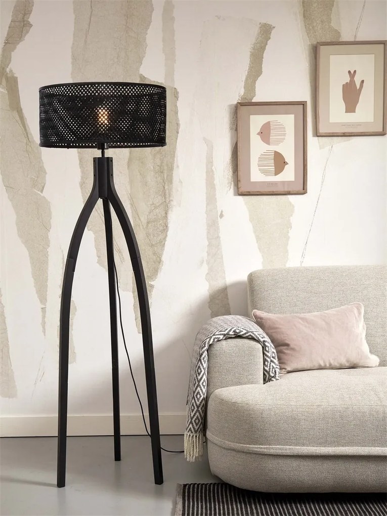 Lampadar eco din bambus Java 3-legs bl/50x22, bl