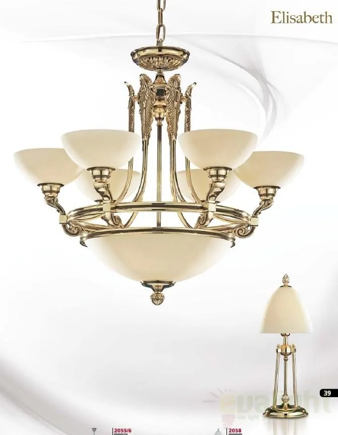Veioza, lampa de masa LUX fabricat manual Elisabeth 2058 Bejorama