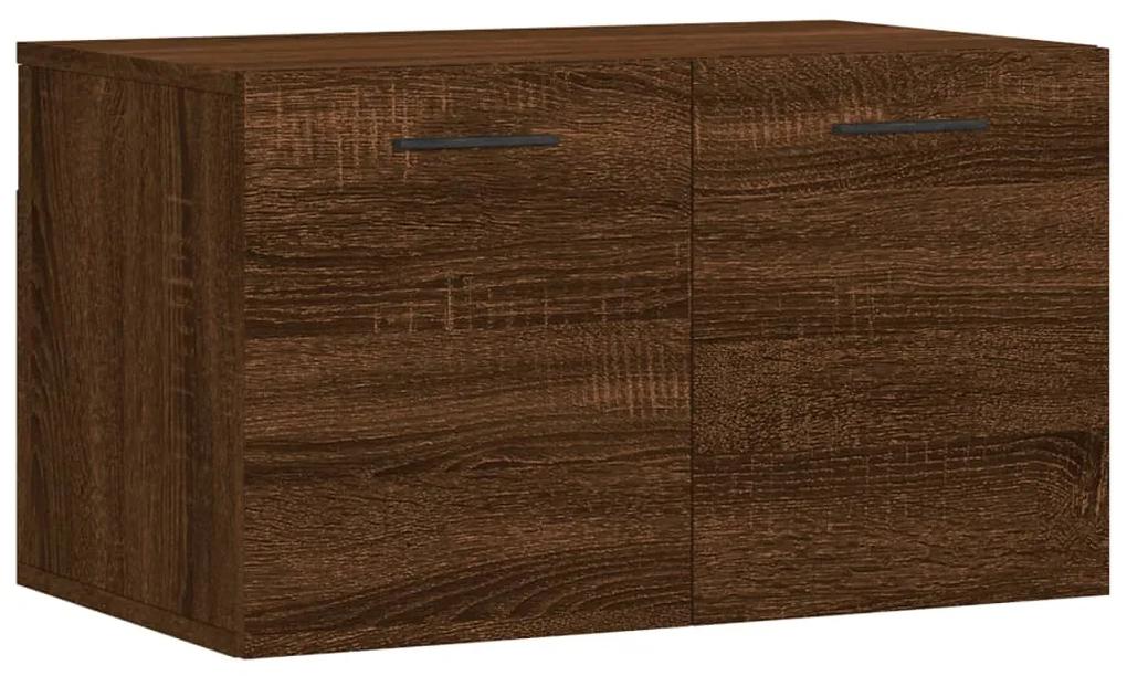 830043 vidaXL Dulap de perete, stejar maro, 60x36,5x35 cm, lemn prelucrat