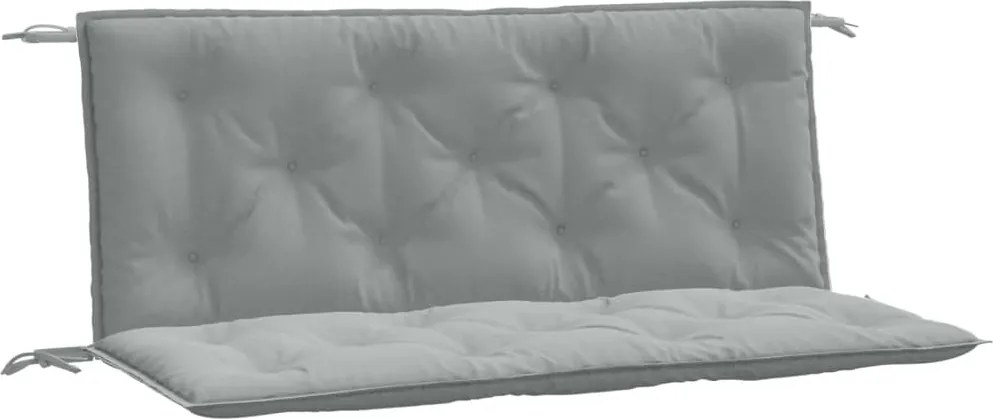 vidaXL Pernă bancă de grădină 2db melanj gri deschis 120x50x7cm textil