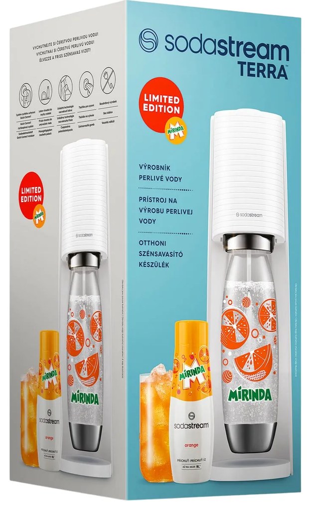 Sodastream Terra White Mirinda MegaPack CQC