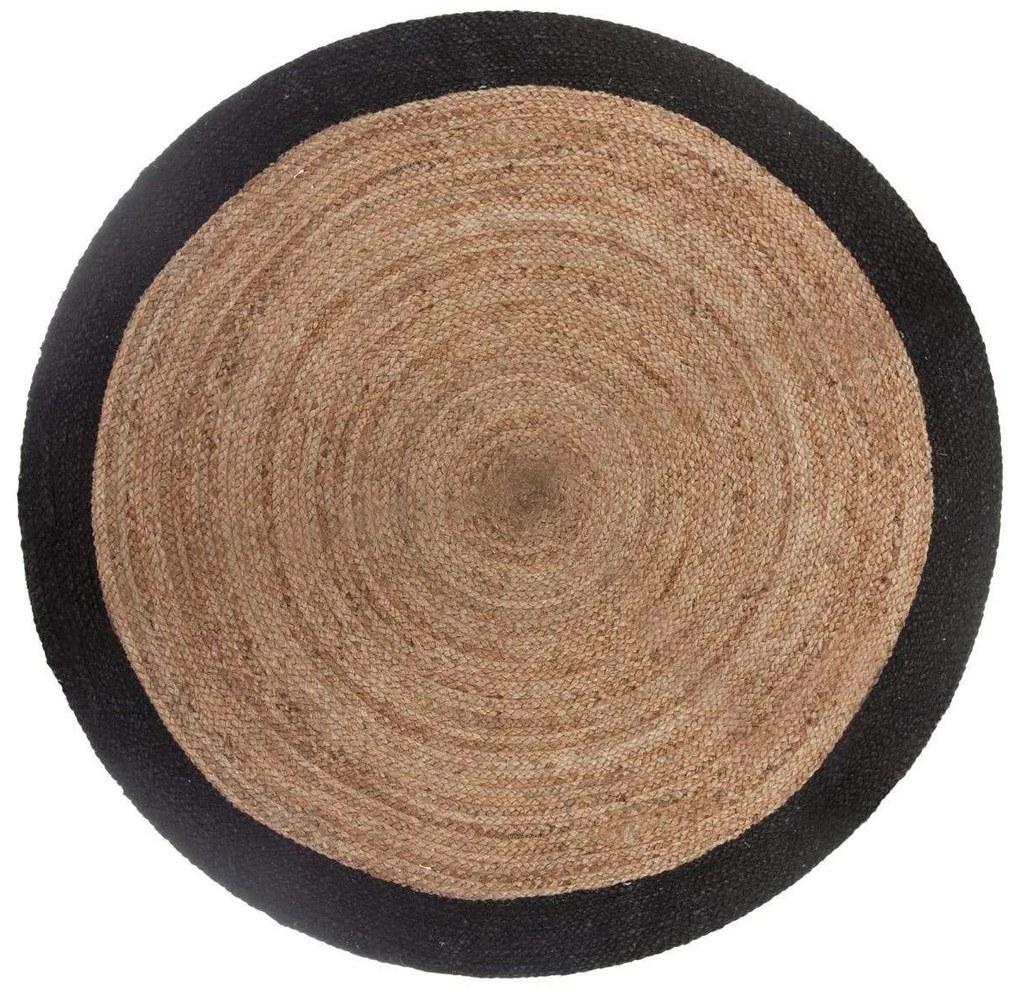 Covor rotund din iută, Ø 120 cm