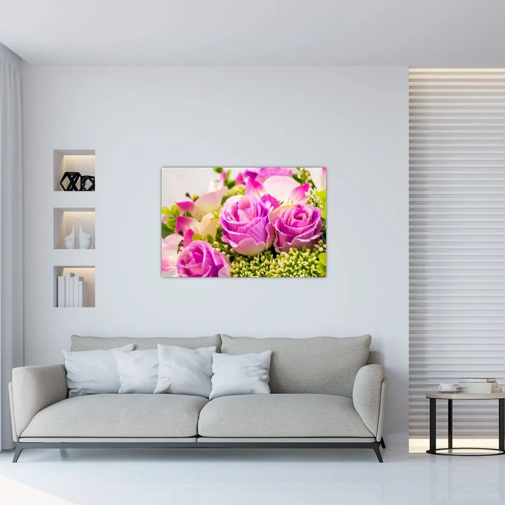 Tablou cu trandafiri (90x60 cm)