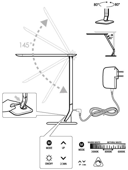 Eglo 93901 - LED dimmable lampa SELlant LED/6W/230V
