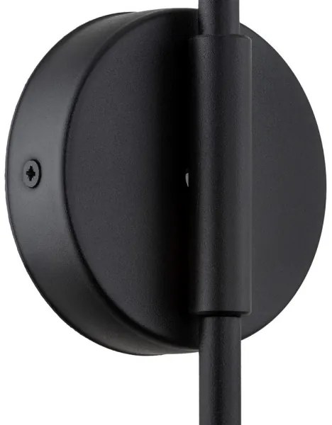 Lampă de perete AVALONE 1xE27/15W/230V 57 cm neagră/aurie Argon 8009