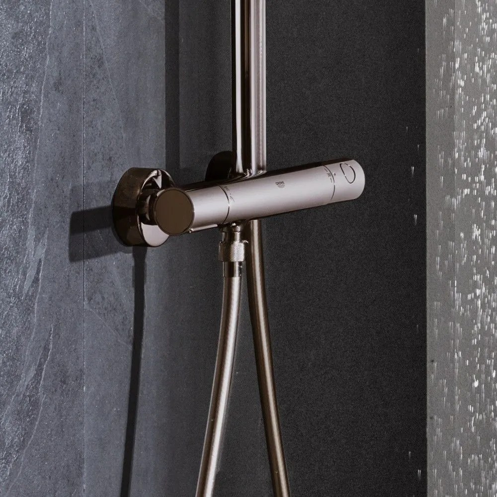 Coloana dus cu baterie si termostat Grohe Euphoria 310, antracit (hard graphite)
