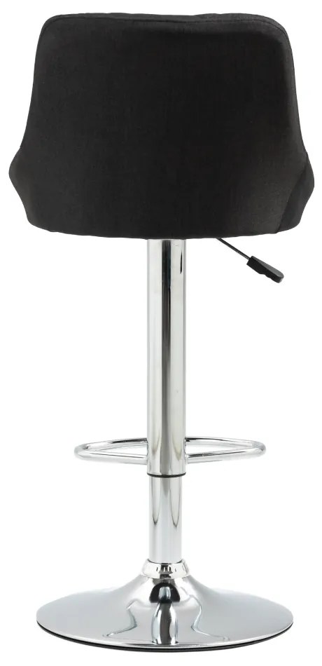 Scaun de bar, negru/crom, MARID