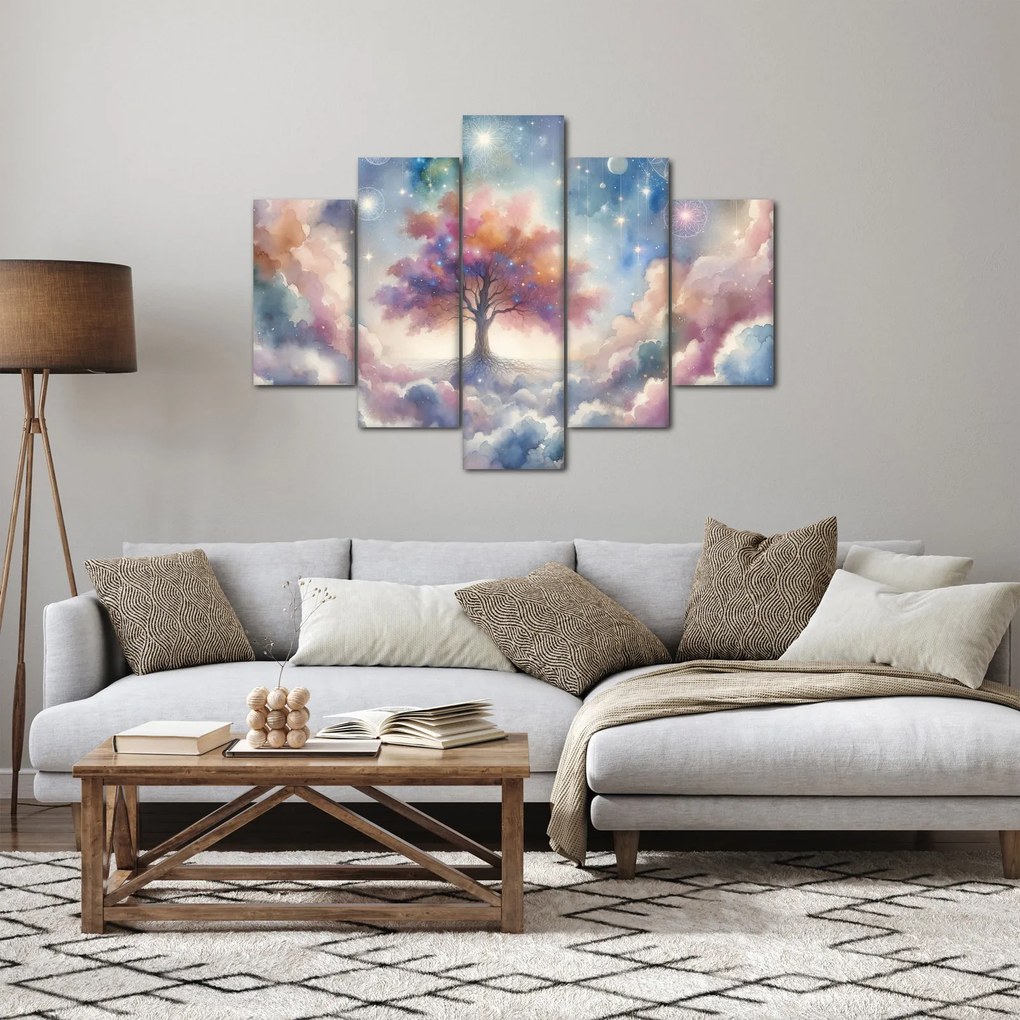 Tablou – Arborele vieții printre nori (150x105 cm)