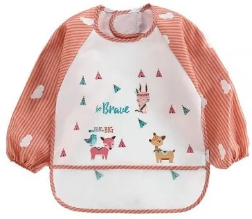 Baveta impermeabila cu maneci lungi 6-36 luni, Orlandokids