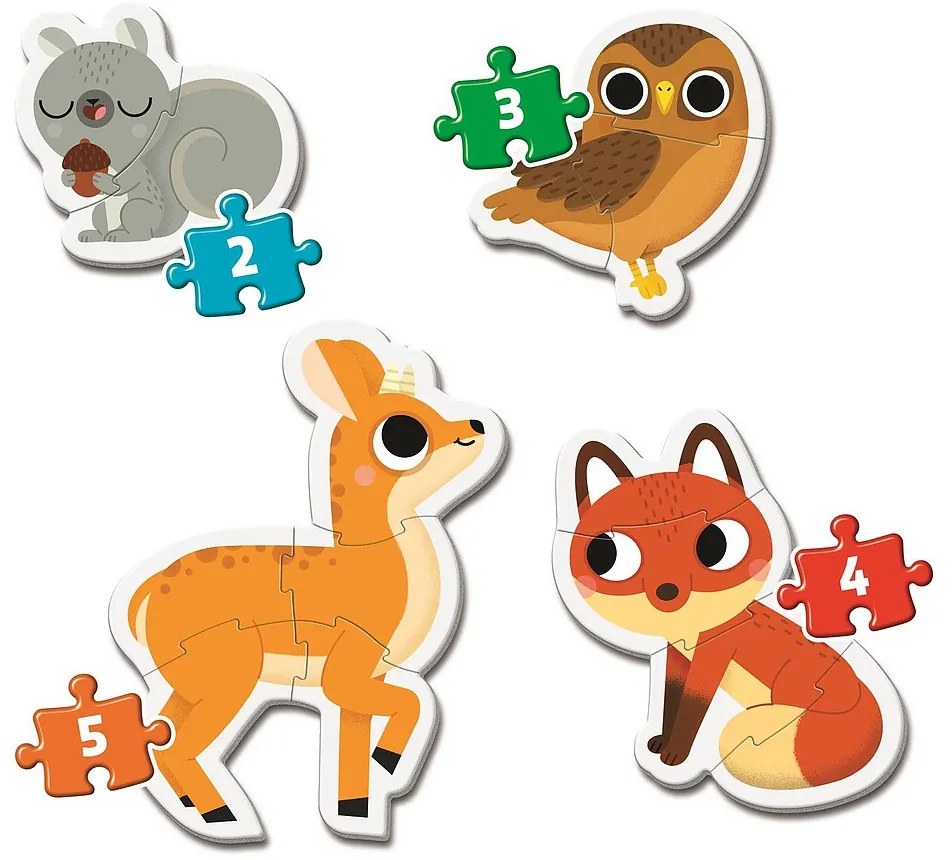 Animale Forest My First puzzle pentru copii Clementoni