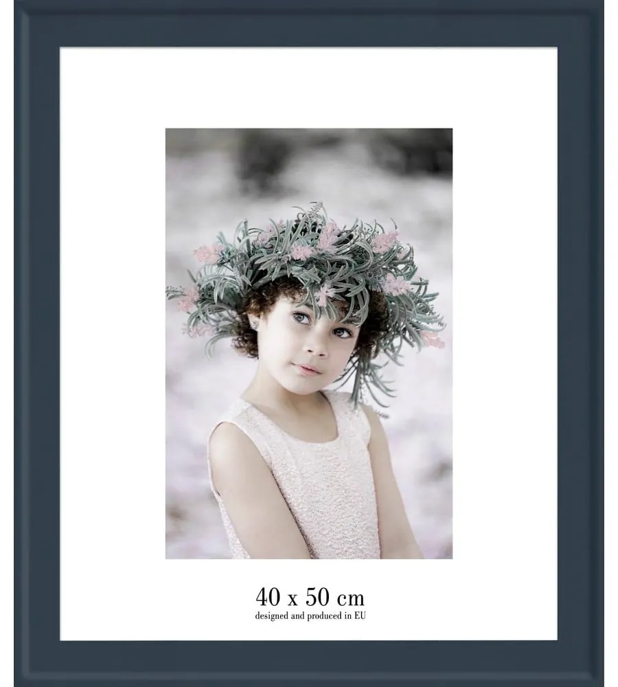 Ramă foto de perete Styler Malaga, 47 x 57 cm, albastru