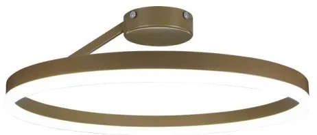 Lustră LED dimabilă aplicată LED/40W/230V 3000-6500K auriu + telecomandă