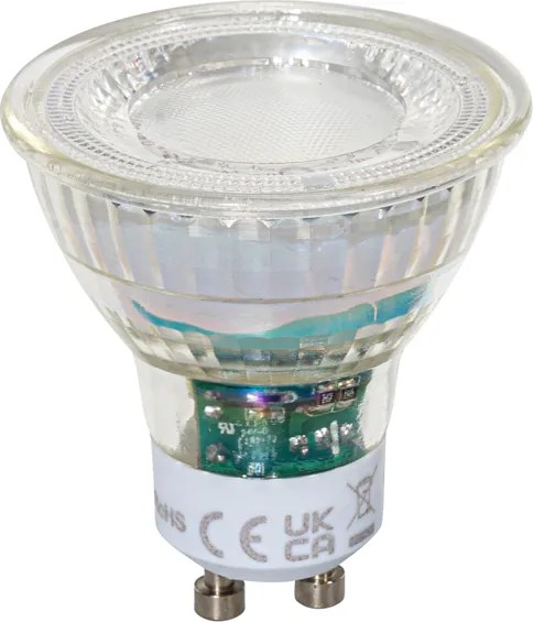 Set de 5 becuri LED clare, dimabile GU10 50mm 2.5W 450 lm 3000K