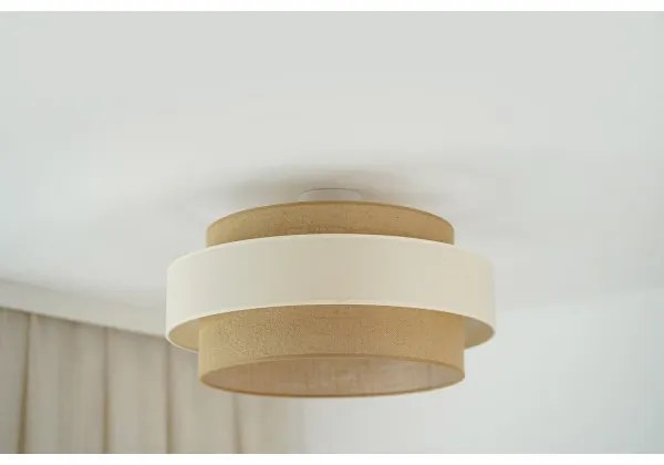Lustră aplicată Brilagi SPACE LIGHT 1xE27/15W/230V d. 50 cm bej/crem