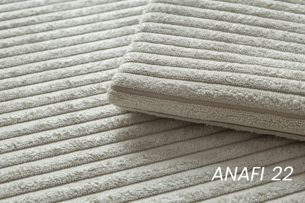 Colţar Barcelia Mini extensibil, universal, stânga/dreapta - bej catifea Anafi 22