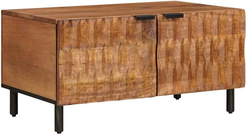 vidaXL Masă de cafea Maro 80 x 50 x 40 cm Lemn de mango solid