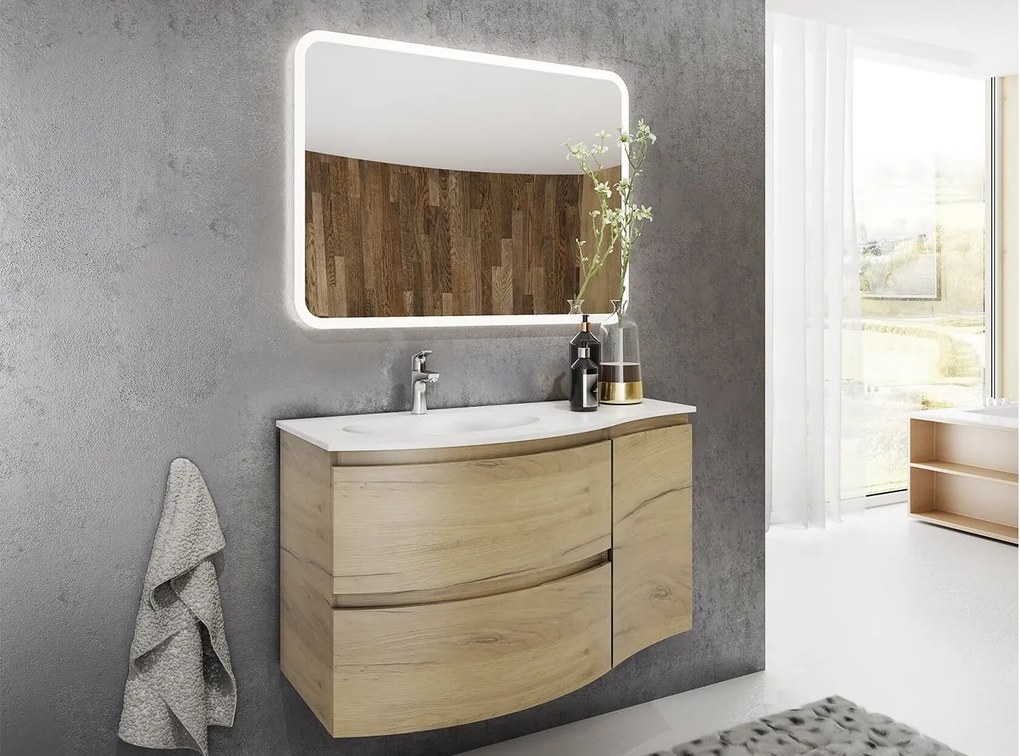Set lemn masiv Mobilier Baie Suspendat Aledo