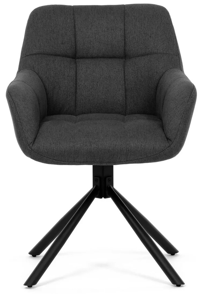 Set de scaune de sufragerie cu mecanism deîntoarcere HC-532 GREY2, 2 buc.