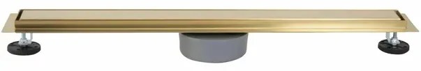 Set rigola pentru dus plus capac auriu periat Rea Neox Pro 70 cm