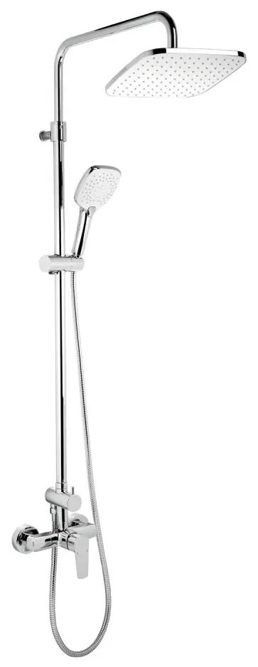 Set de duș cu baterie Novaservis METALIA ECO crom lucios