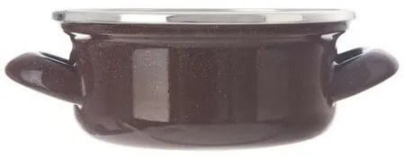 Orion Casserole smaltată cu margine Brown, 0,65 l, 0,65 l
