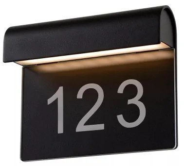 Lucide 27881/06/30 - Numar casa LED THESI LED/6W/230V IP54