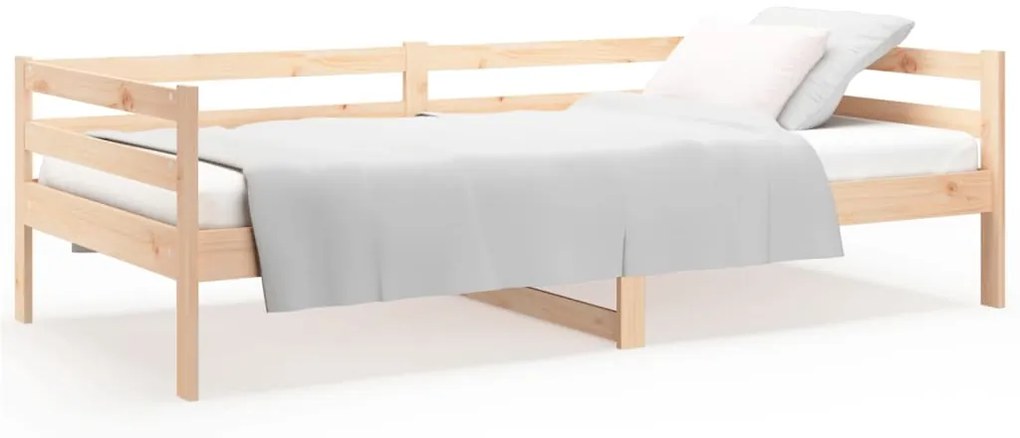 814674 vidaXL Pat de zi, 80x200 cm, lemn masiv de pin