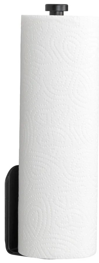 Suport pentru prosoape de hârtie de perete Wenko Nio, negru