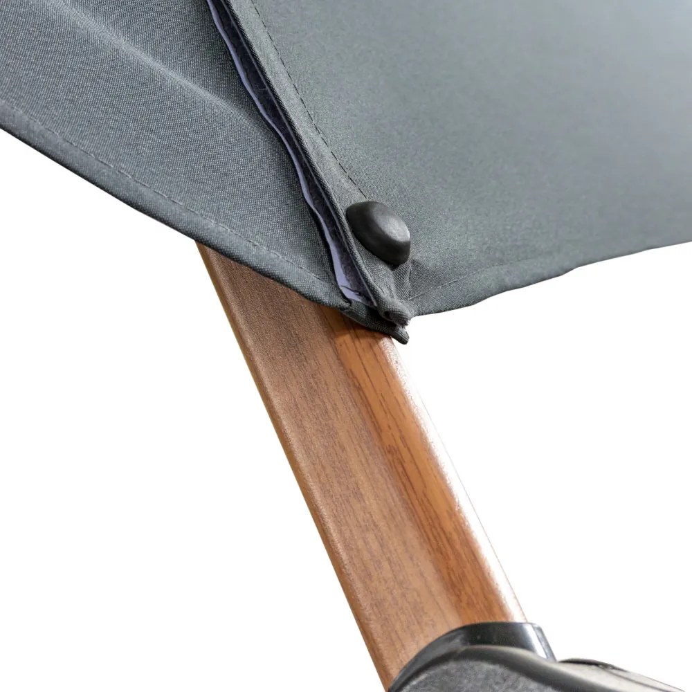 Roma D antracit parasol de grădină