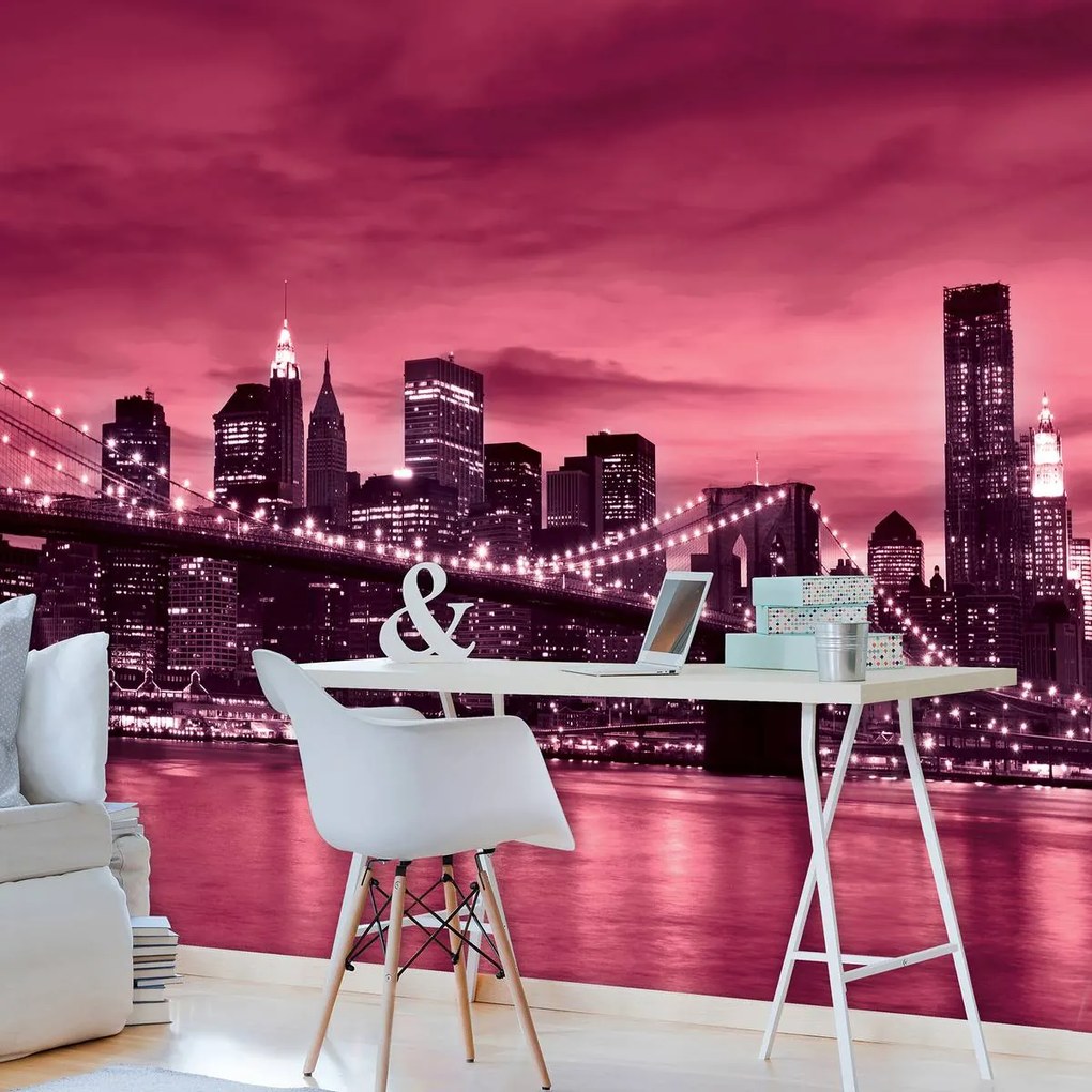 Fototapet - New York Brooklyn Bridge City (152,5x104 cm)